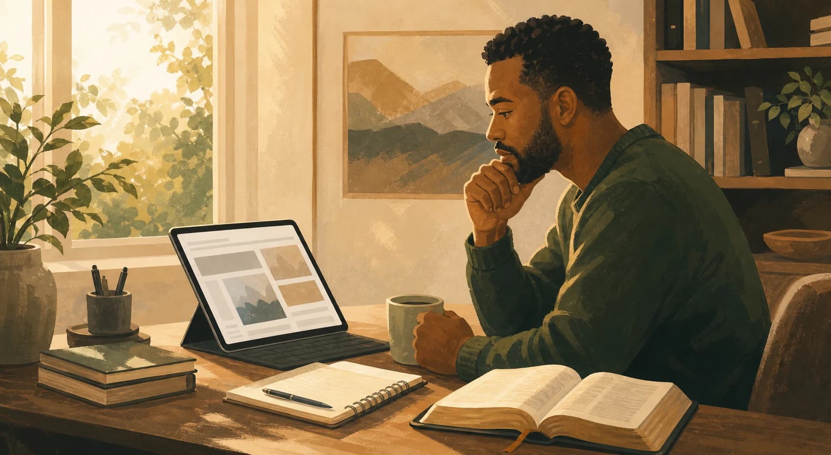A quiet moment of reflection with Sanctuary